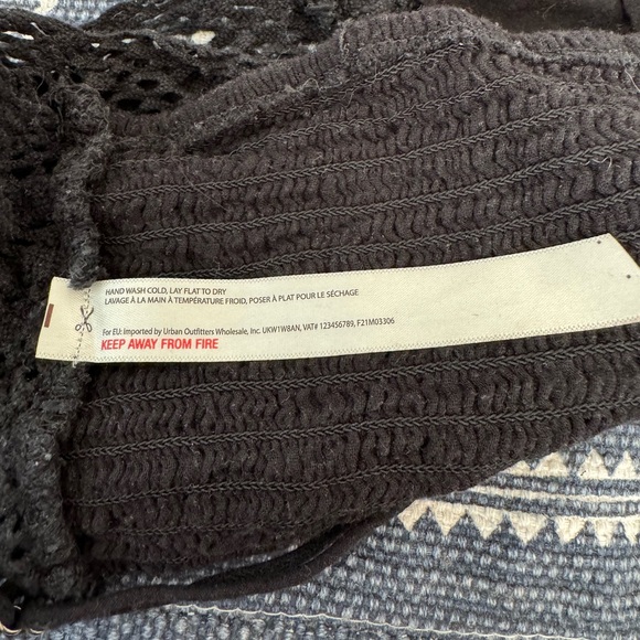 FREE PEOPLE Mariana Black Crochet Bralette size small - Picture 12 of 12